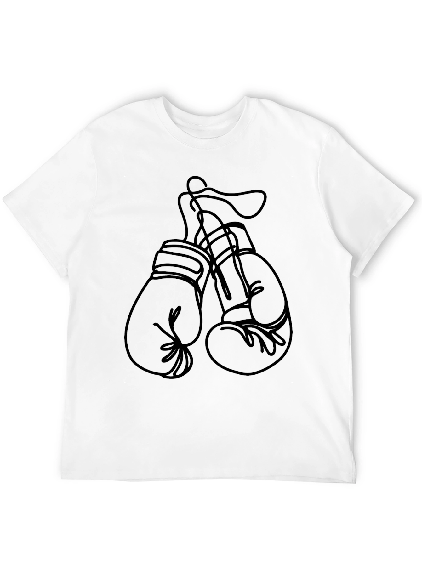 Boxing Gloves Graphic Tee - Stylish Menswear