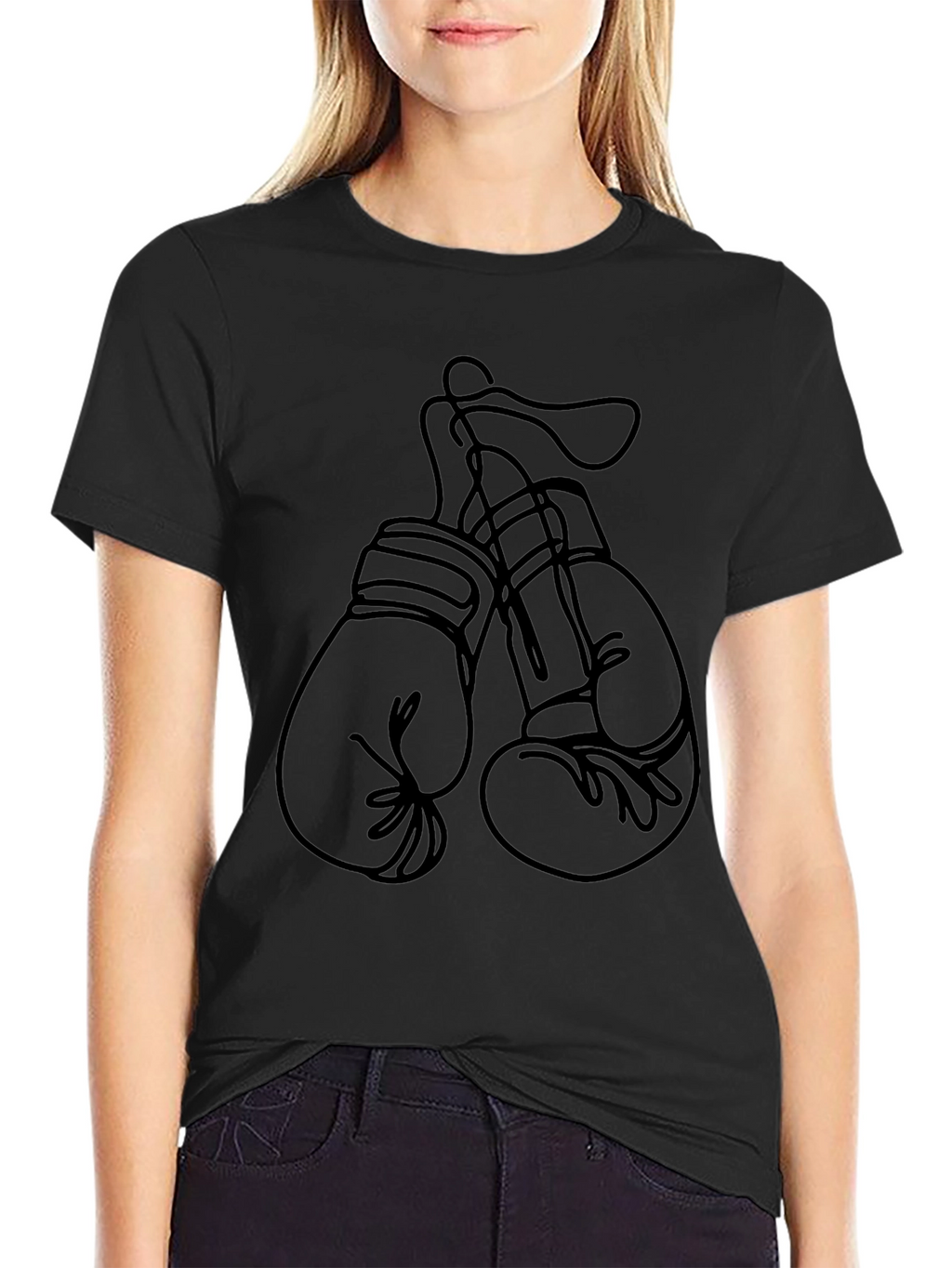Boxing Gloves Graphic Tee - Stylish Menswear