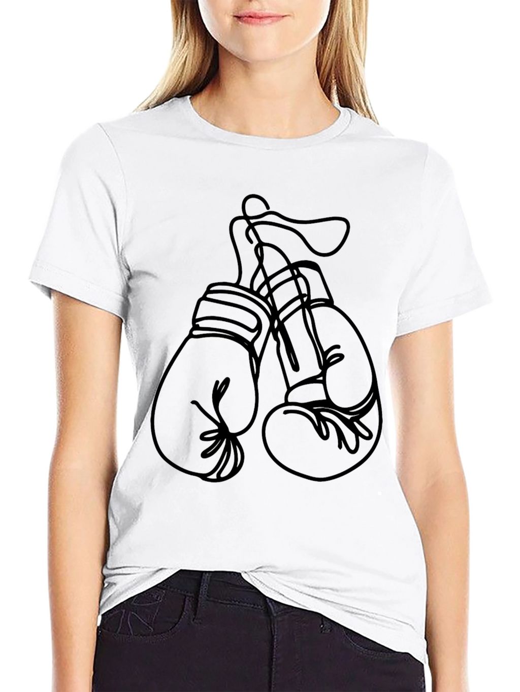 Boxing Gloves Graphic Tee - Stylish Menswear