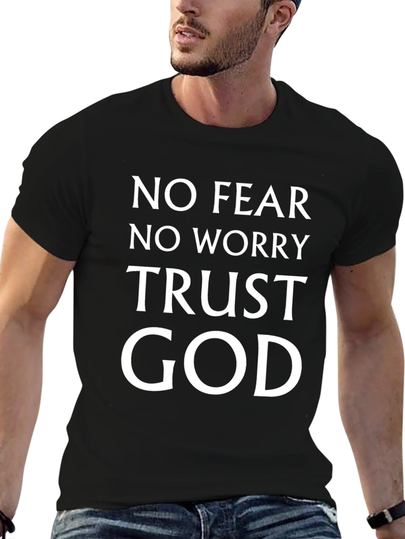 No Fear Trust God Graphic Tee