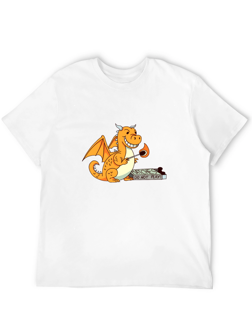 Dragon Matches T-Shirt - Black Graphic Tee
