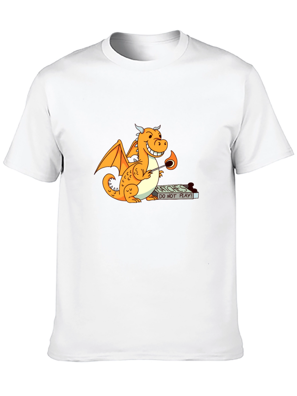 Dragon Matches T-Shirt - Black Graphic Tee
