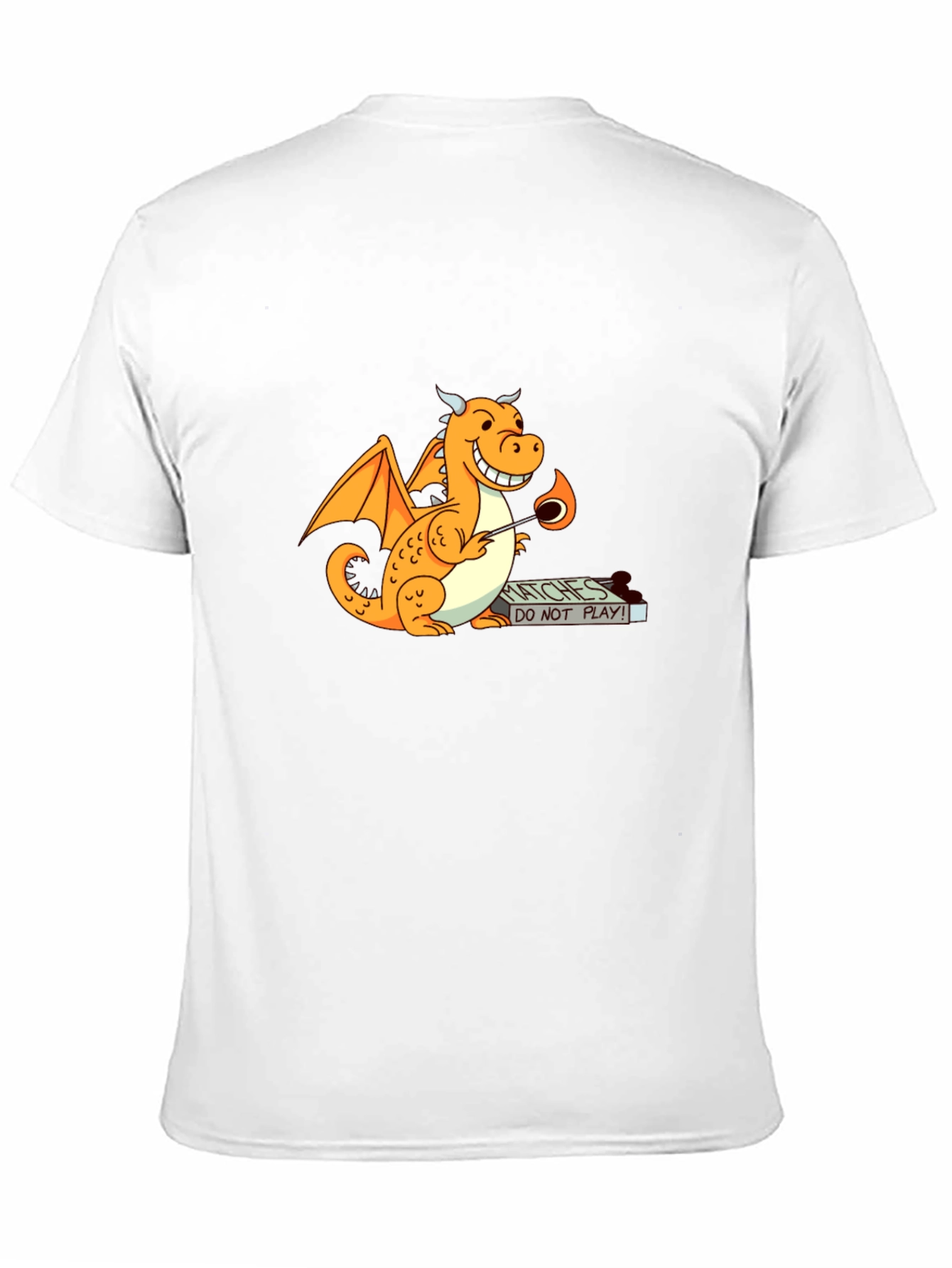 Dragon Matches T-Shirt - Black Graphic Tee