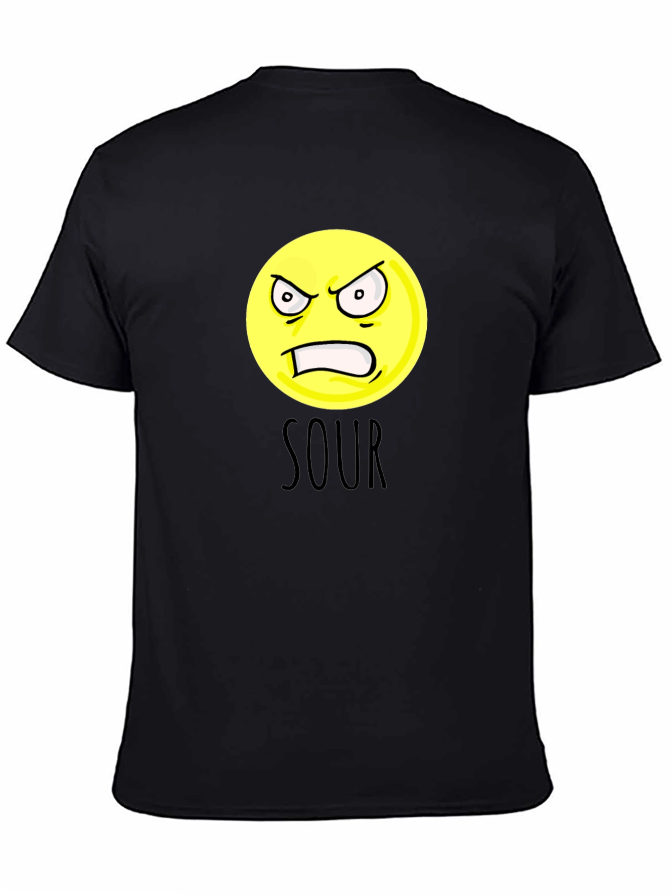 Sour Emoji Graphic T-Shirt - Unisex Cotton Tee