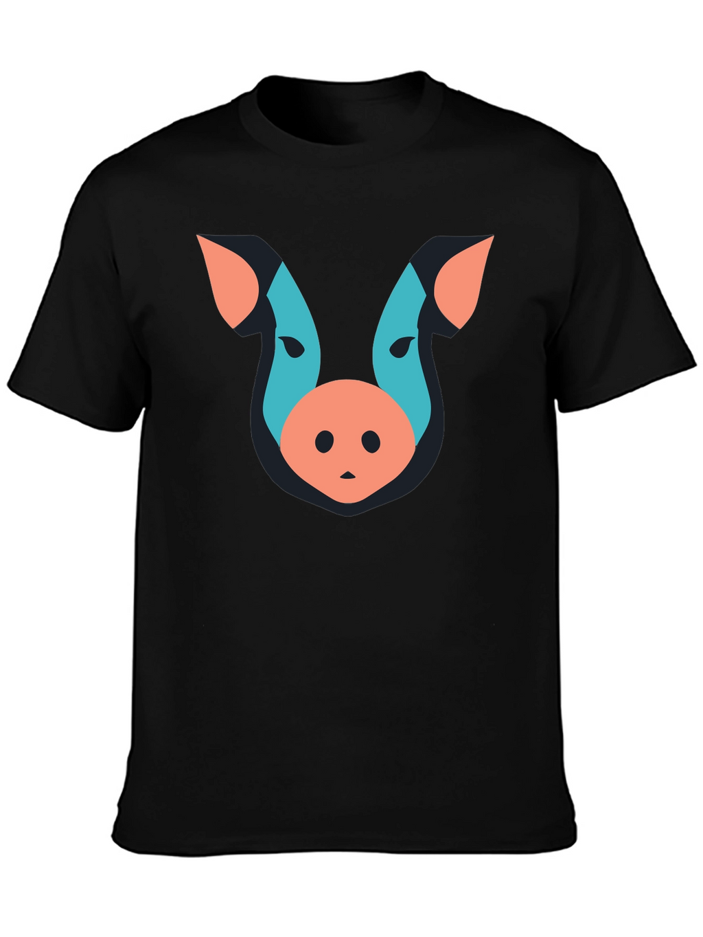 Abstract Pig Graphic Tee - Unisex