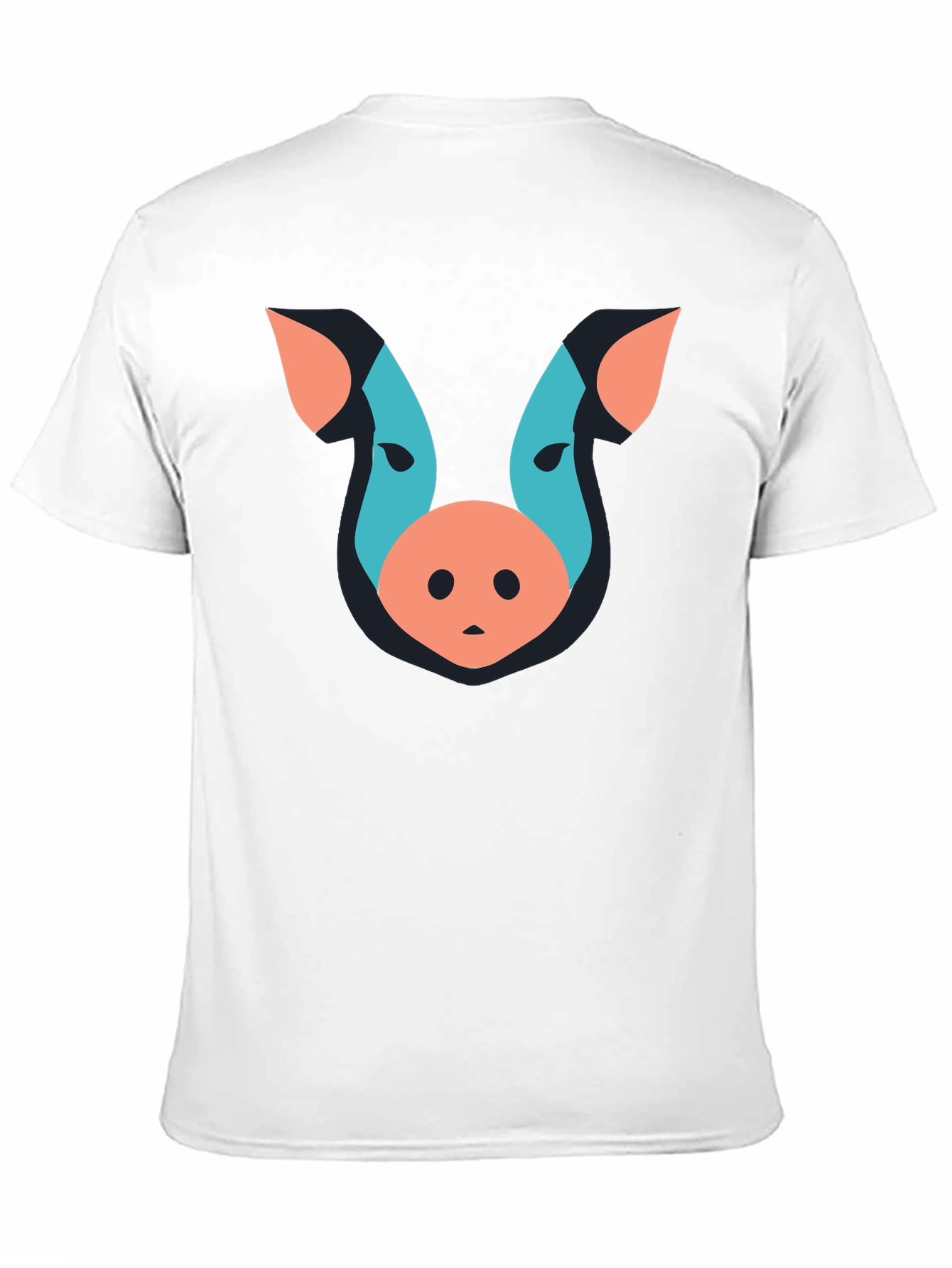 Abstract Pig Graphic Tee - Unisex