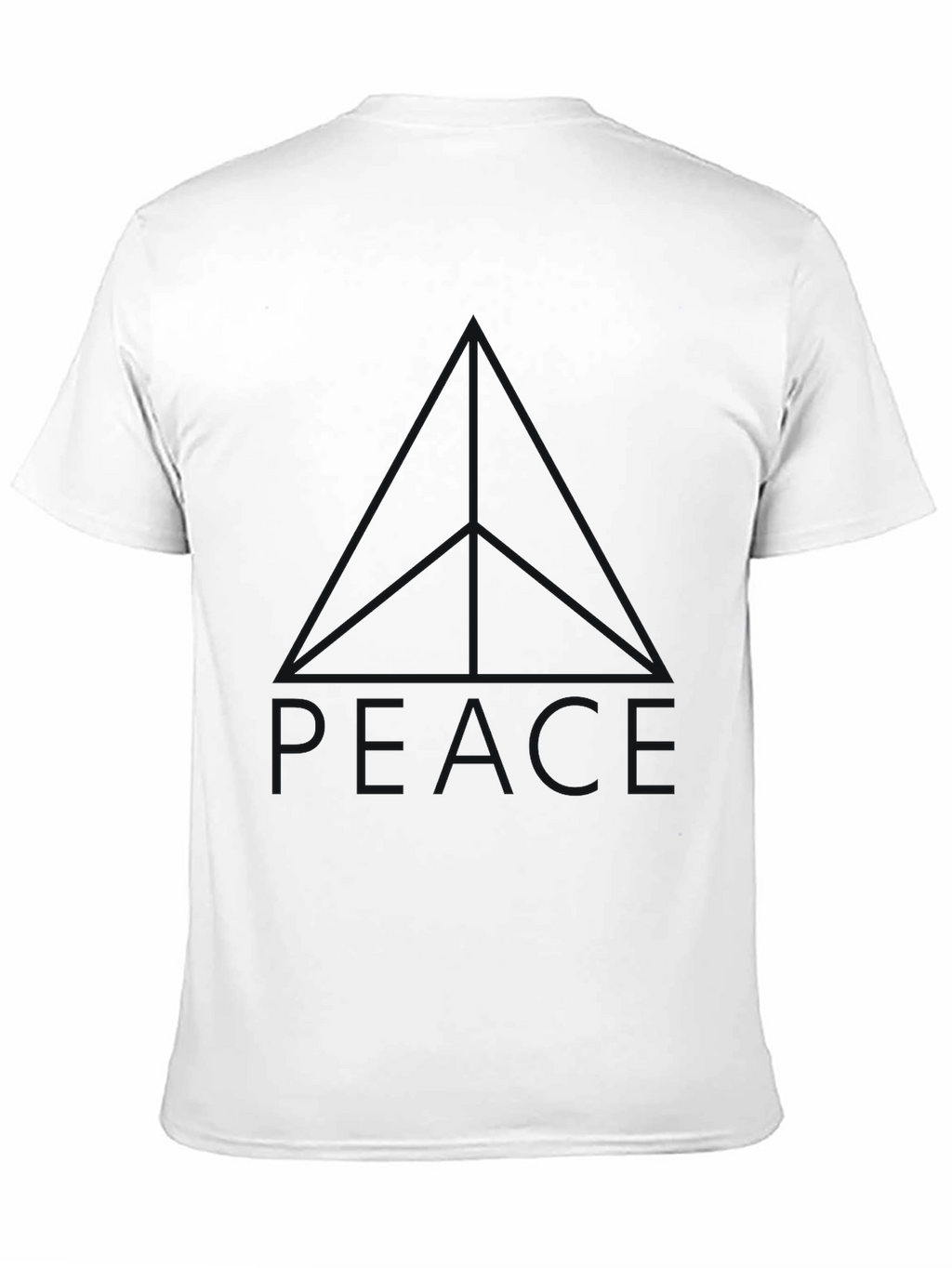 Mens Black Relaxed Fit Short Sleeve Tee