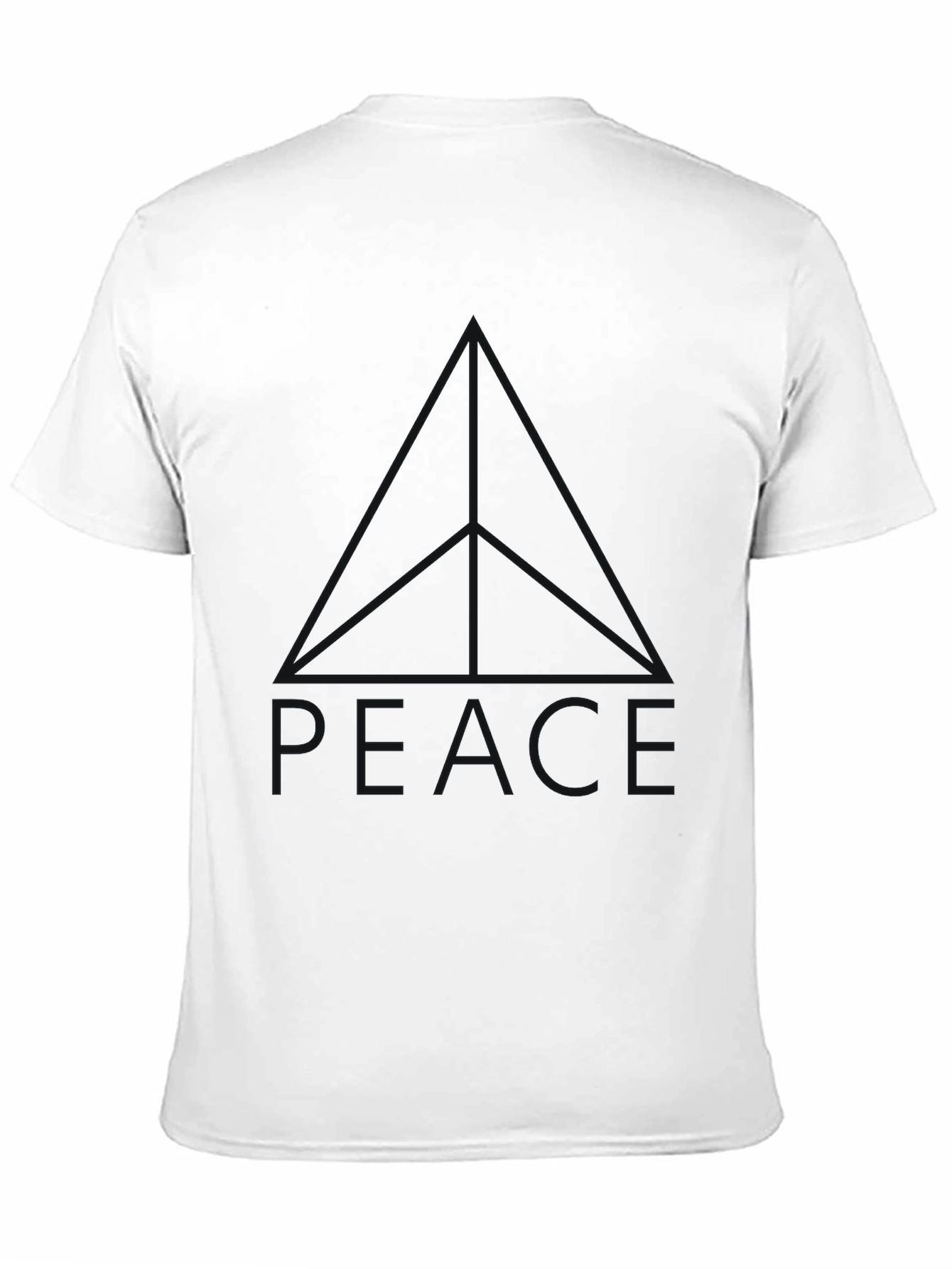 Mens Black Relaxed Fit Short Sleeve Tee