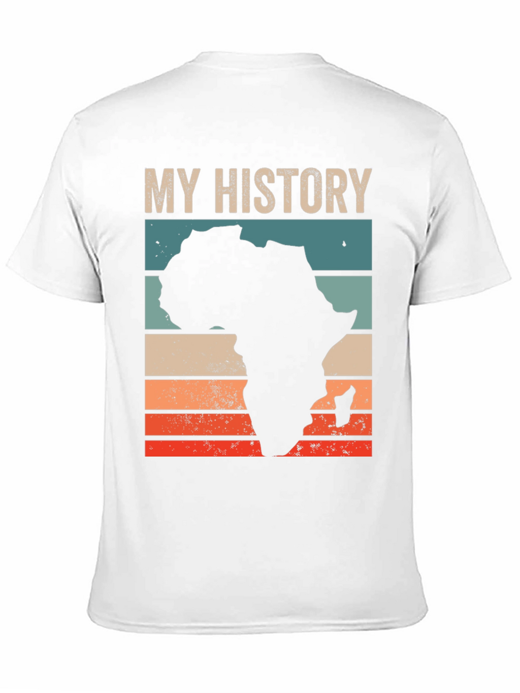 My History Africa T-Shirt - Black