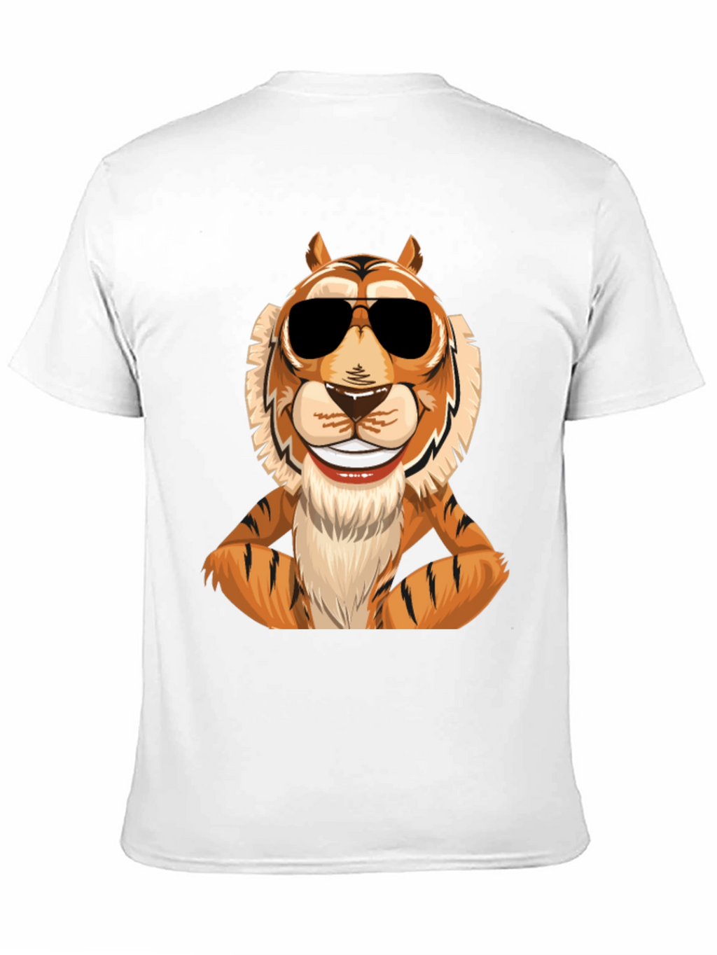 Cool Tiger Graphic Tee - Mens Black T-Shirt
