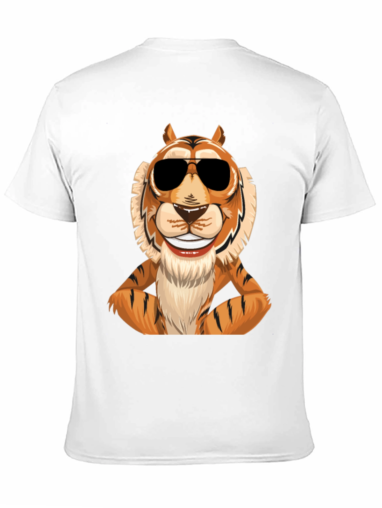 Cool Tiger Graphic Tee - Mens Black T-Shirt