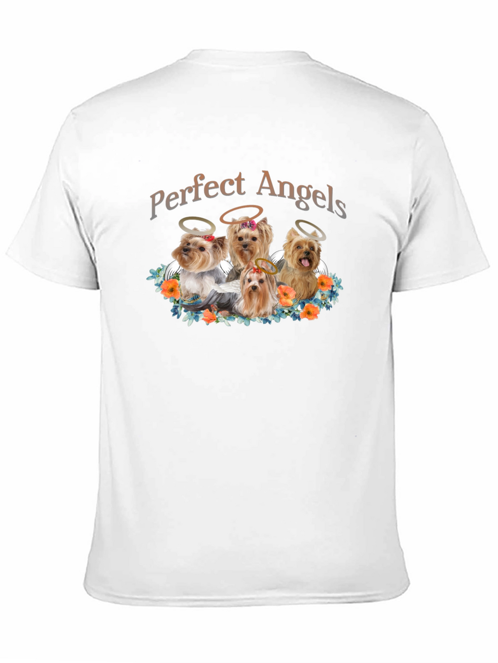 Perfect Angels Dog T-Shirt - Cute Yorkies