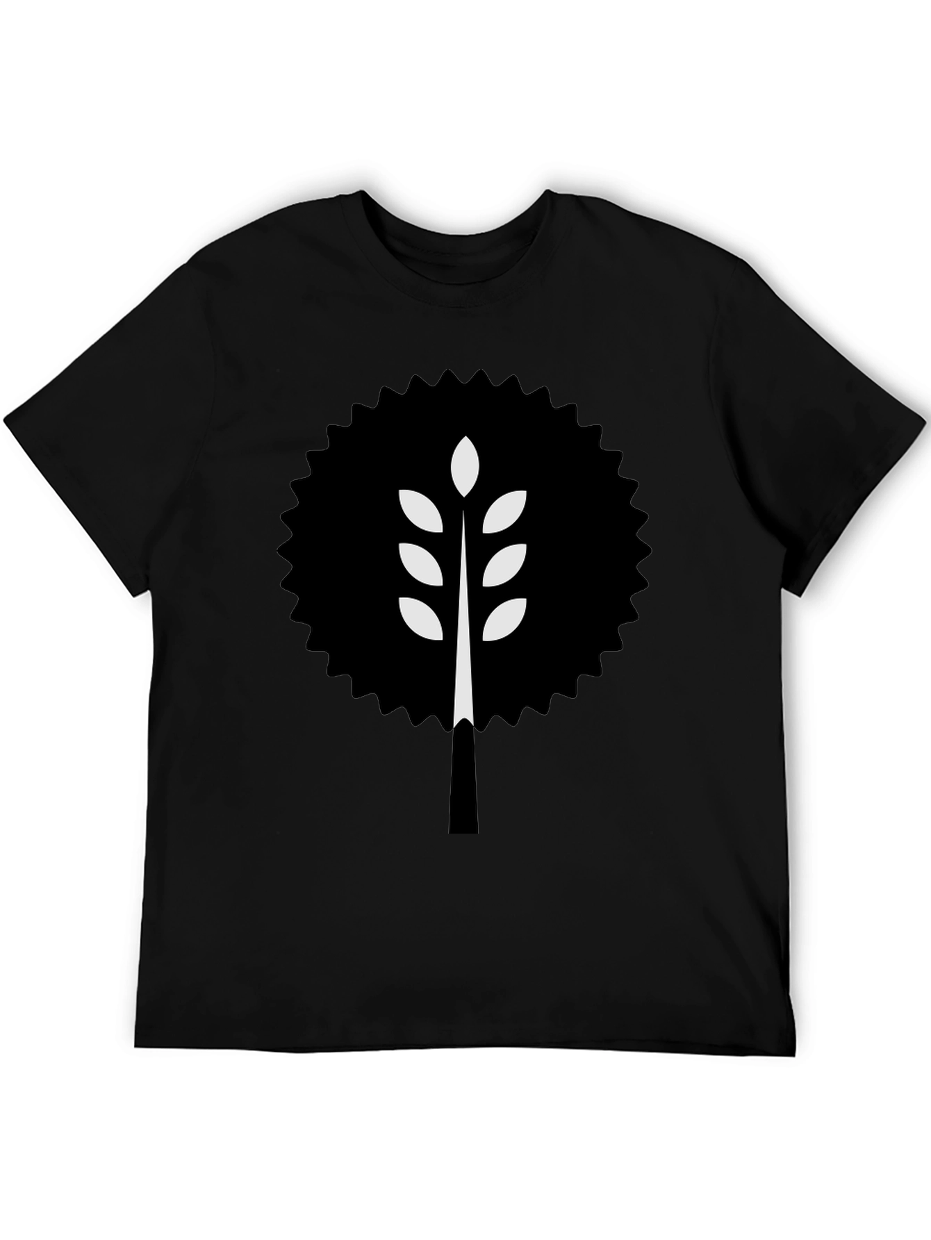 Modern Wheat Tree Graphic T-Shirt
