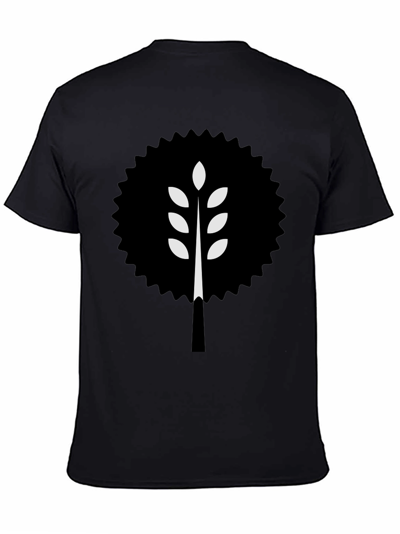Modern Wheat Tree Graphic T-Shirt
