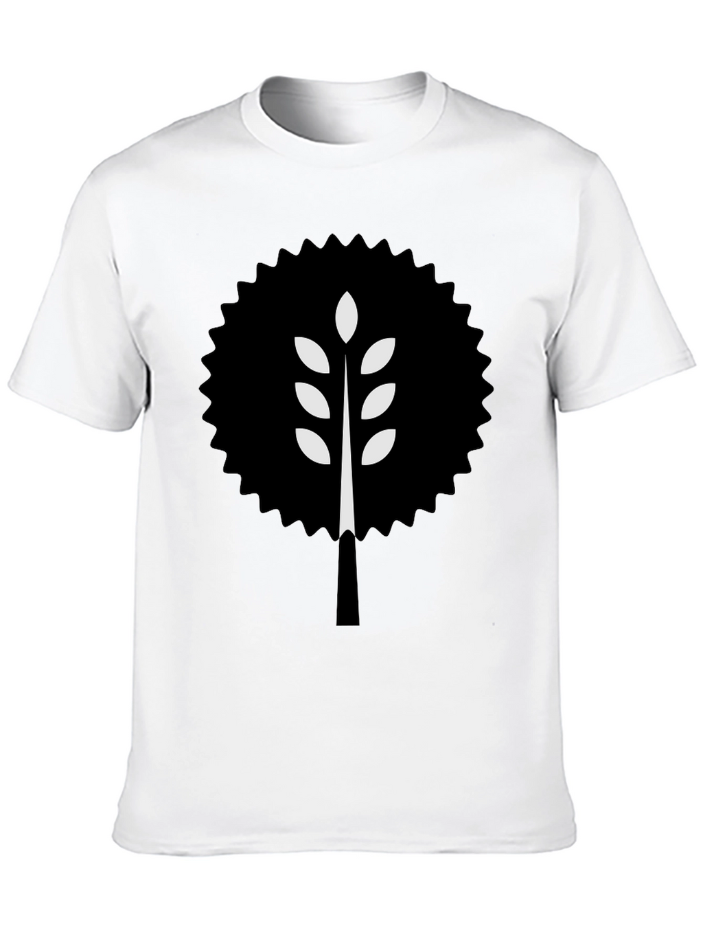 Modern Wheat Tree Graphic T-Shirt