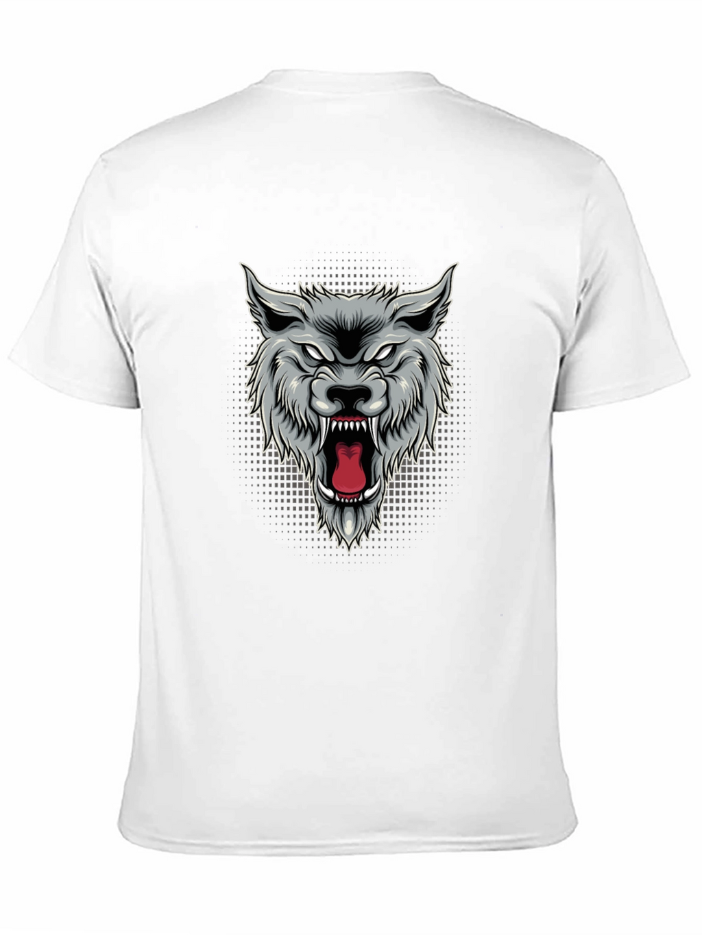Mens Wolf Graphic T-Shirt