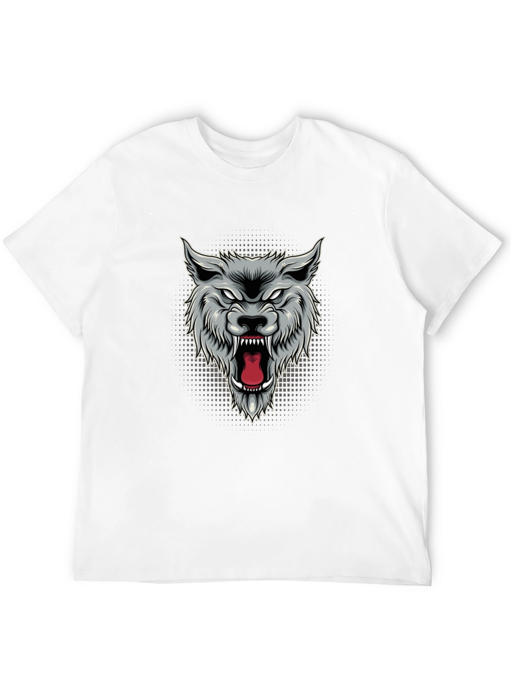 Mens Wolf Graphic T-Shirt