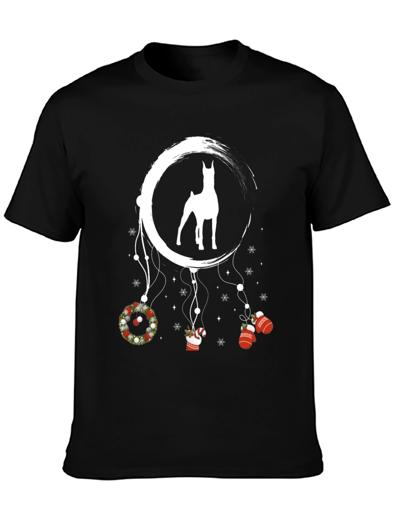Doberman Christmas Dreamcatcher T-Shirt