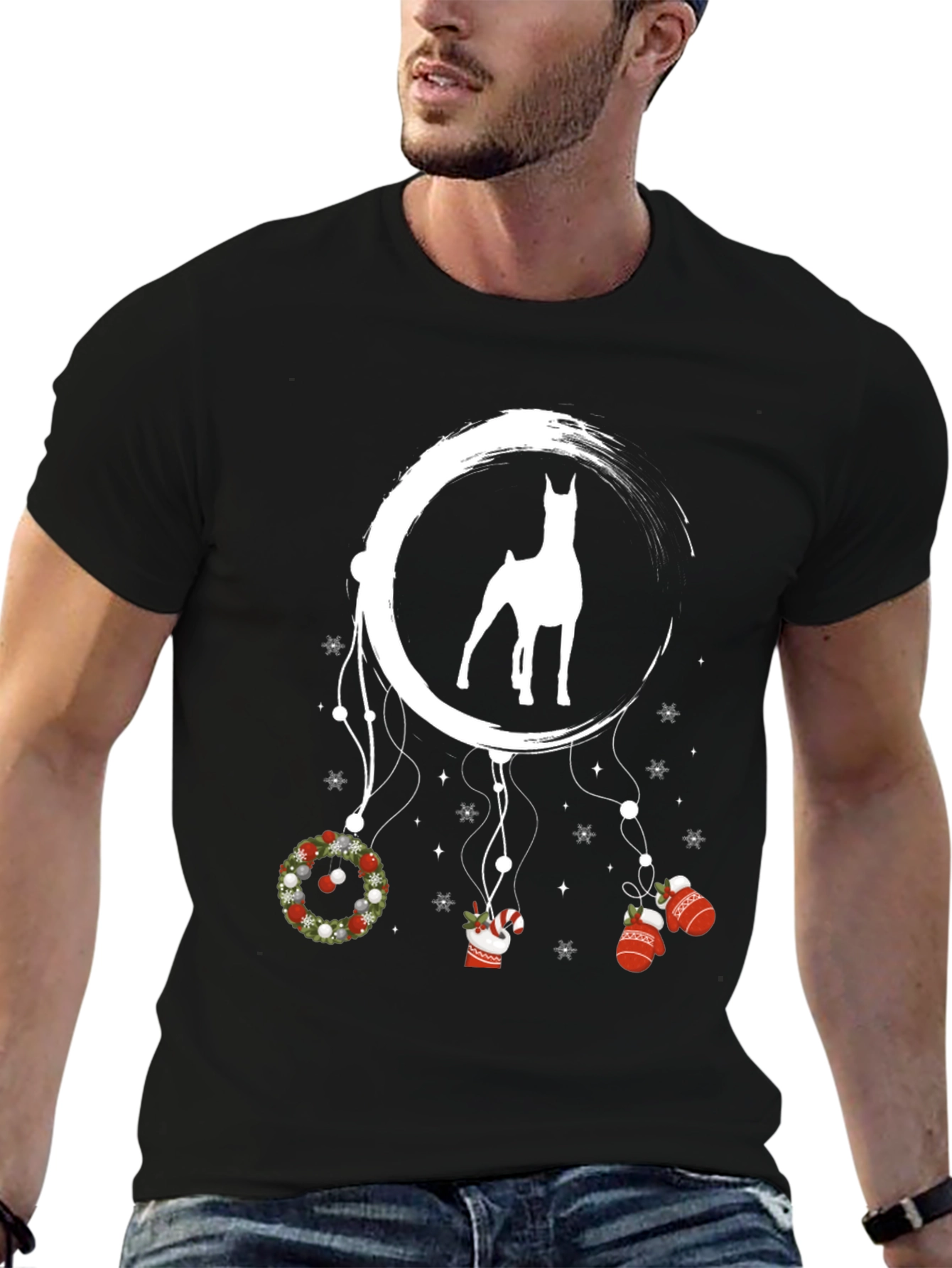 Doberman Christmas Dreamcatcher T-Shirt