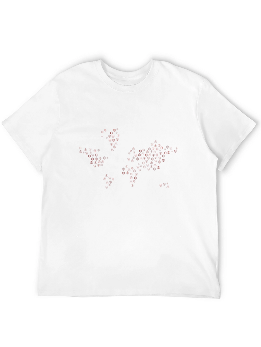 Hex World Map Black T-Shirt
