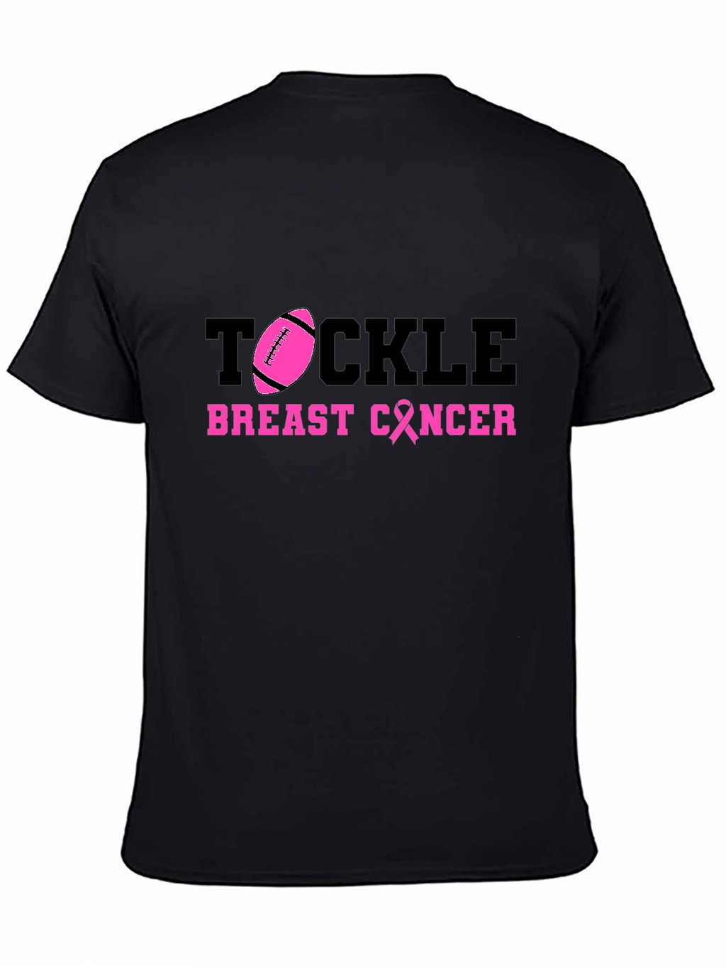 Tackle Breast Cancer Awareness Graphic Tee