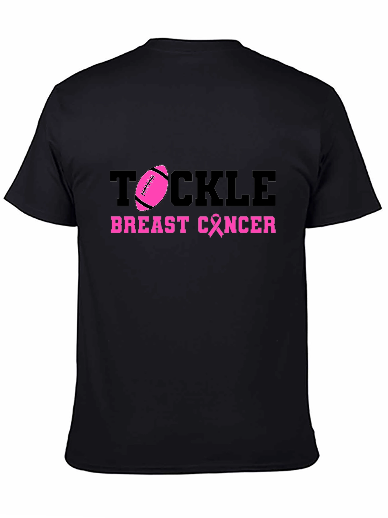 Tackle Breast Cancer Awareness Graphic Tee