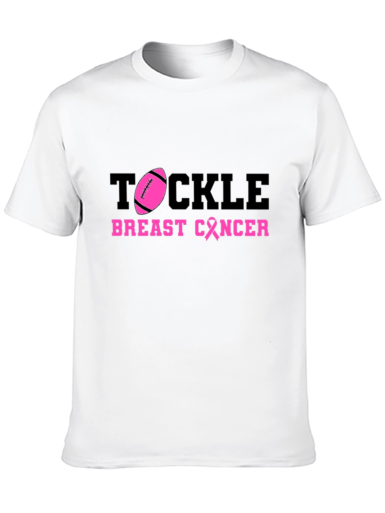 Tackle Breast Cancer Awareness Graphic Tee