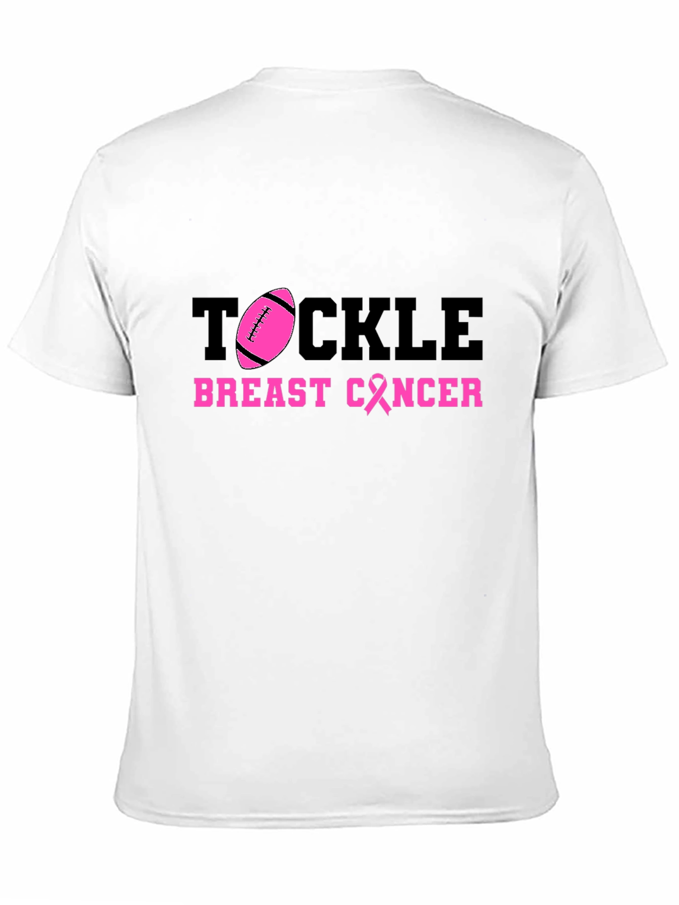 Tackle Breast Cancer Awareness Graphic Tee