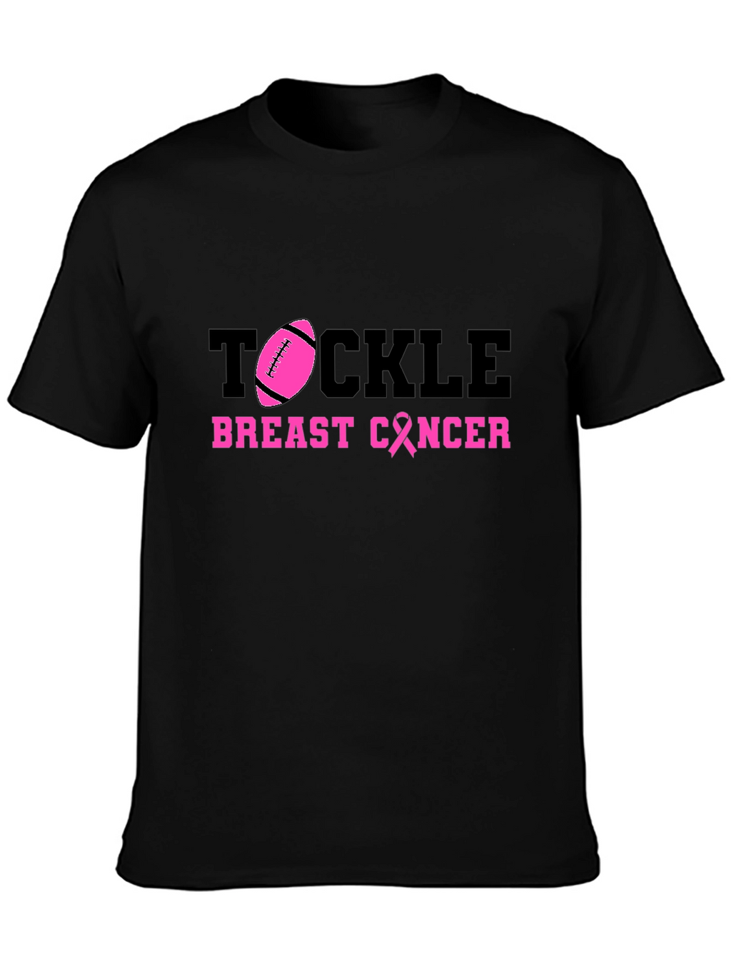 Tackle Breast Cancer Awareness Graphic Tee
