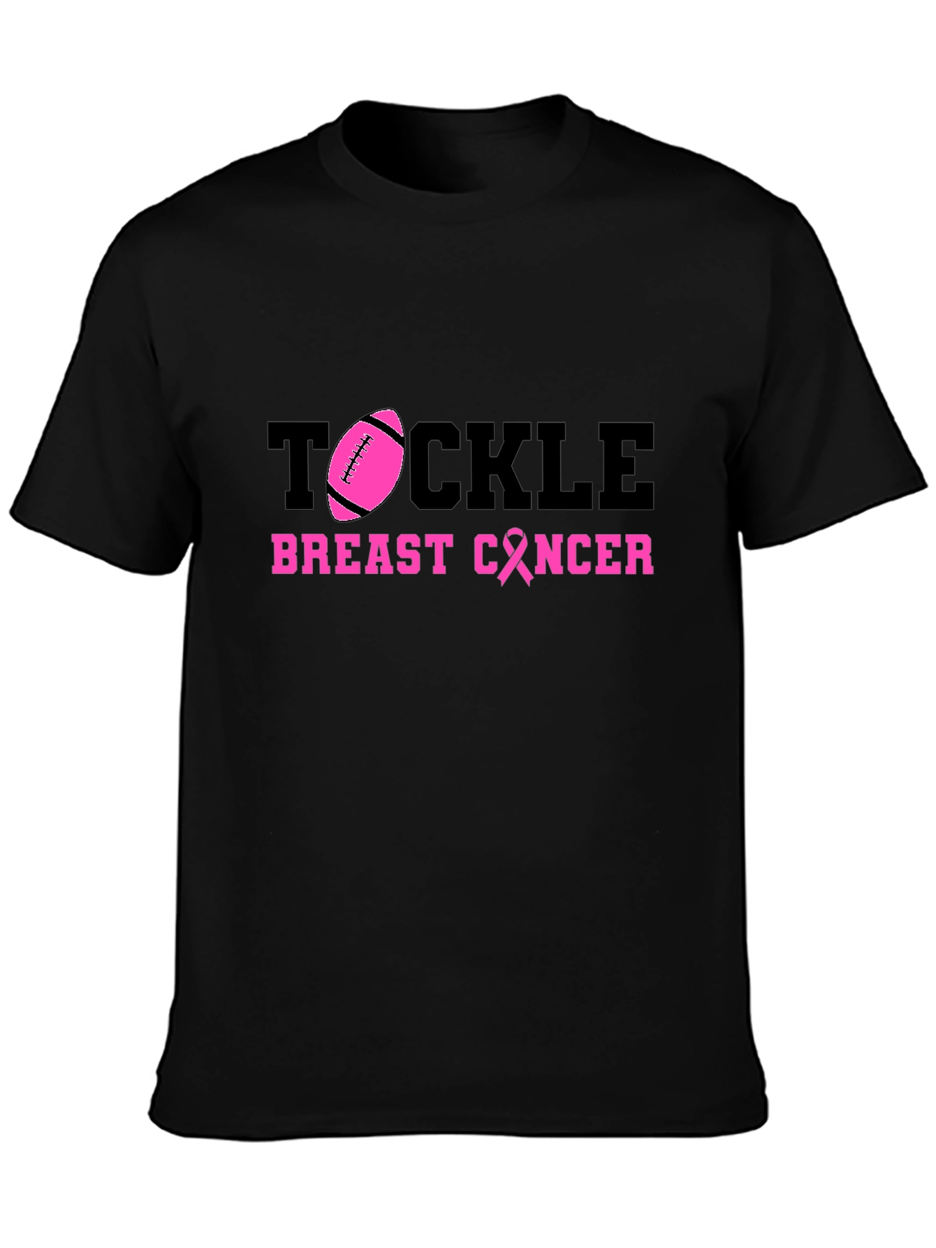 Tackle Breast Cancer Awareness Graphic Tee