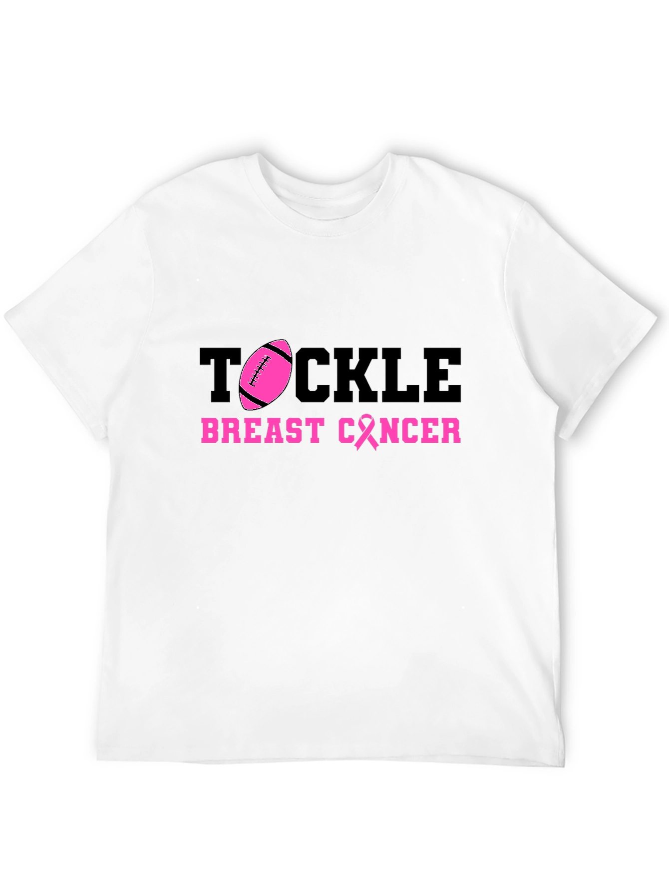 Tackle Breast Cancer Awareness Graphic Tee