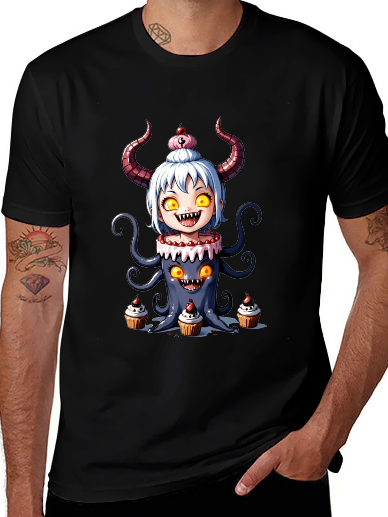 Monster Cupcake Graphic Tee