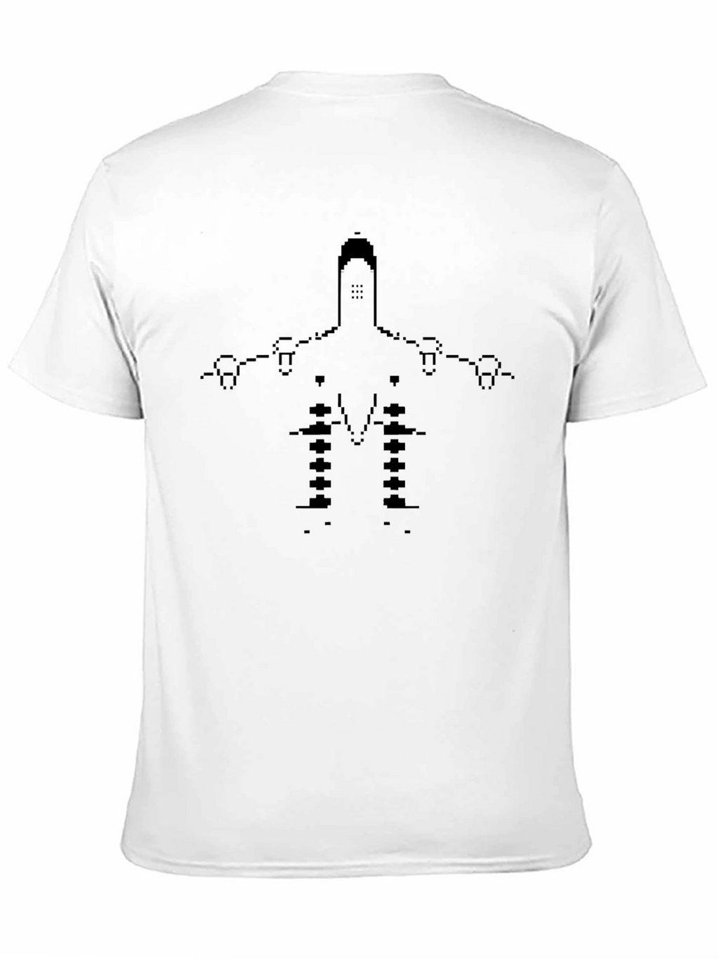 Pixel Art Spaceship Graphic T-Shirt