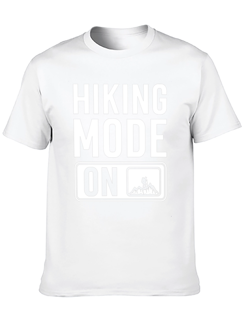Hiking Mode On Black Graphic T-Shirt