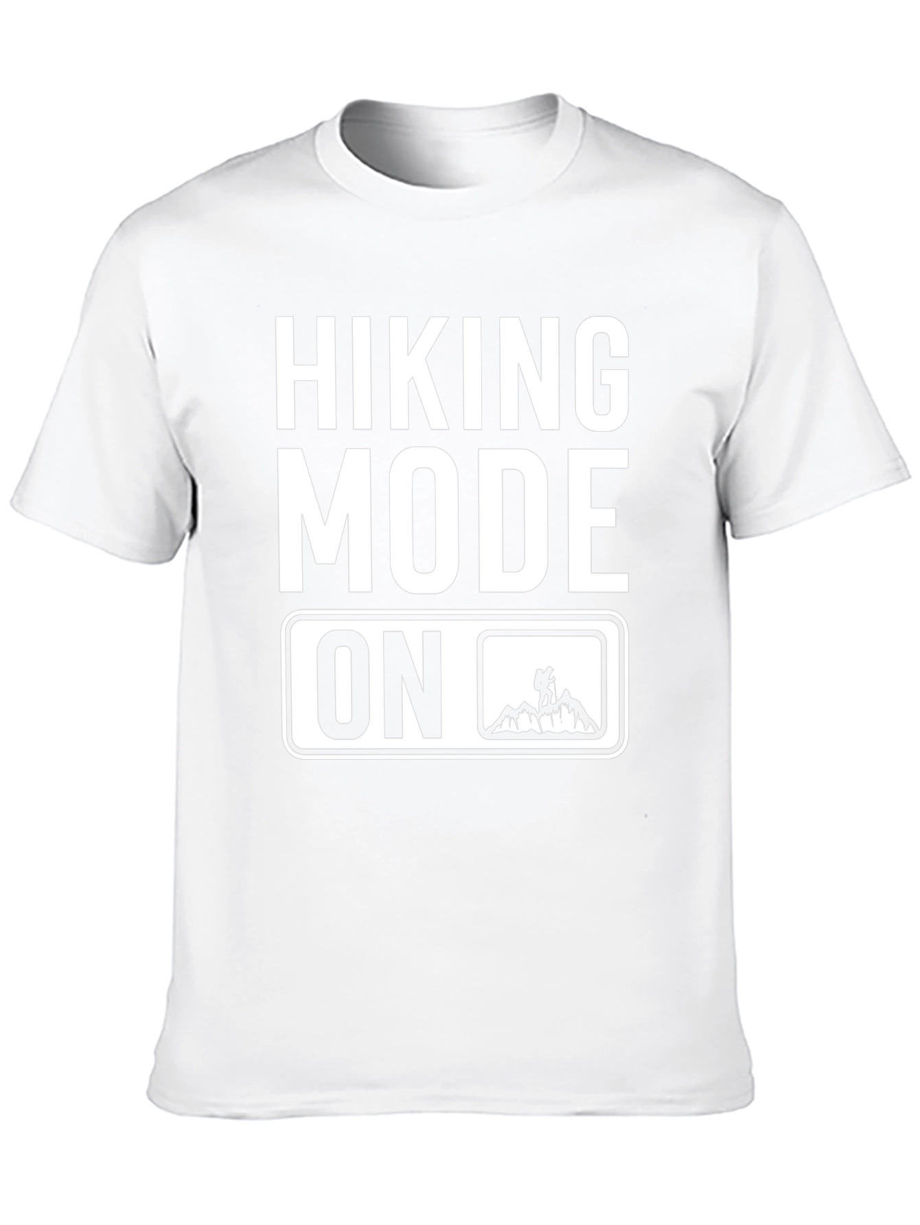 Hiking Mode On Black Graphic T-Shirt