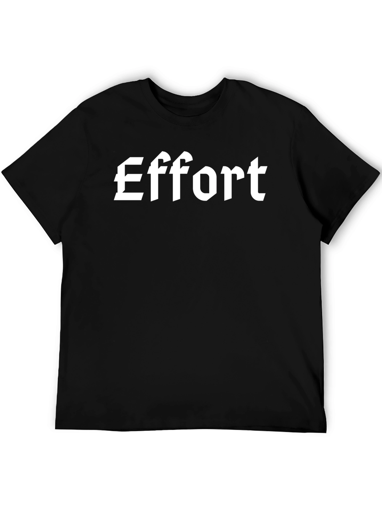 Effort Graphic Tee - Classic Black T-Shirt