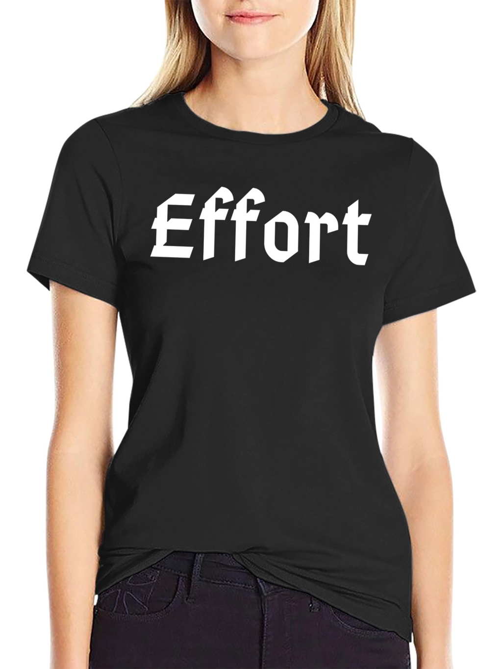 Effort Graphic Tee - Classic Black T-Shirt