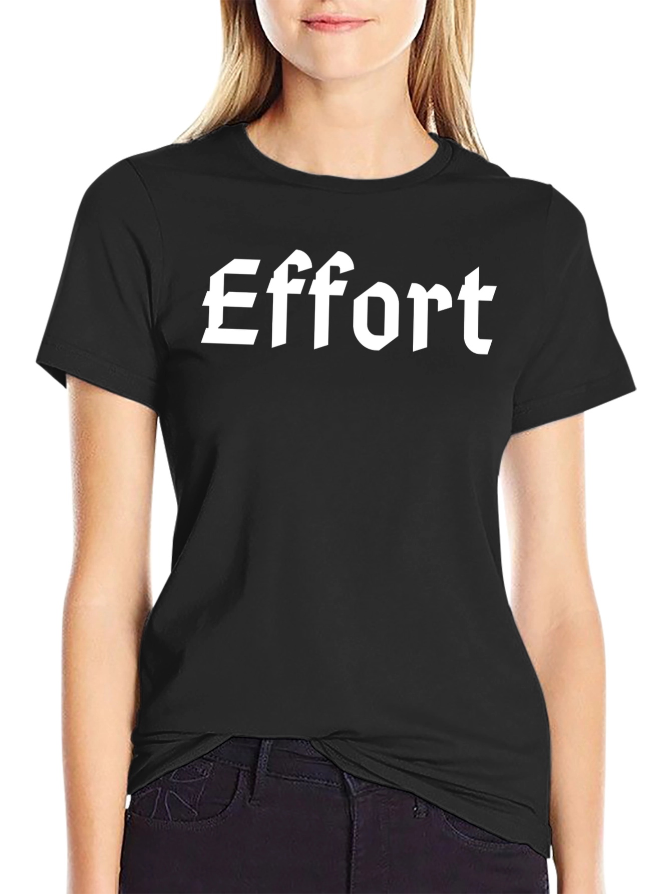 Effort Graphic Tee - Classic Black T-Shirt