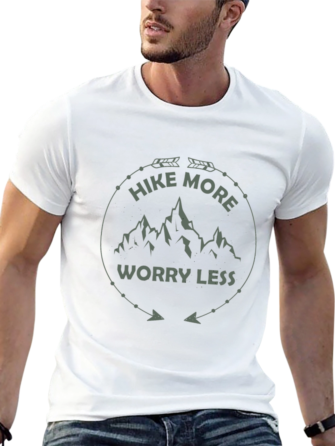 Hike More Worry Less Graphic Tee