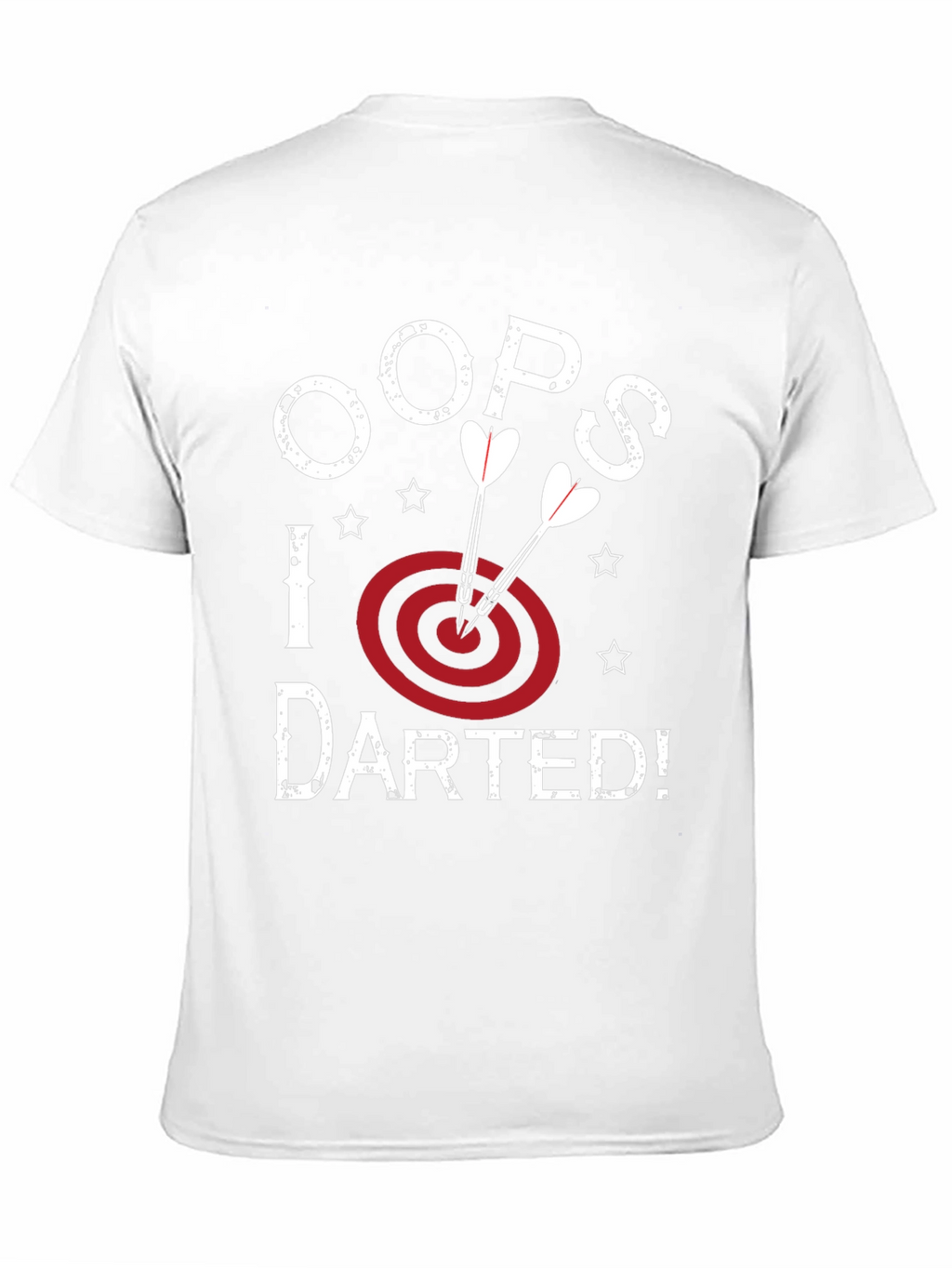 Oops! I Darted Black Graphic T-Shirt