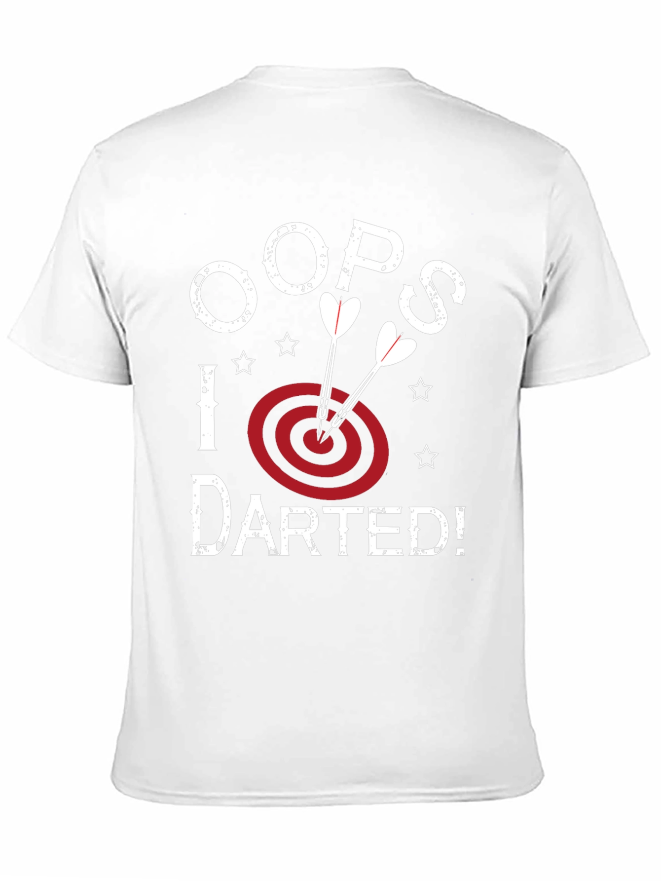 Oops! I Darted Black Graphic T-Shirt