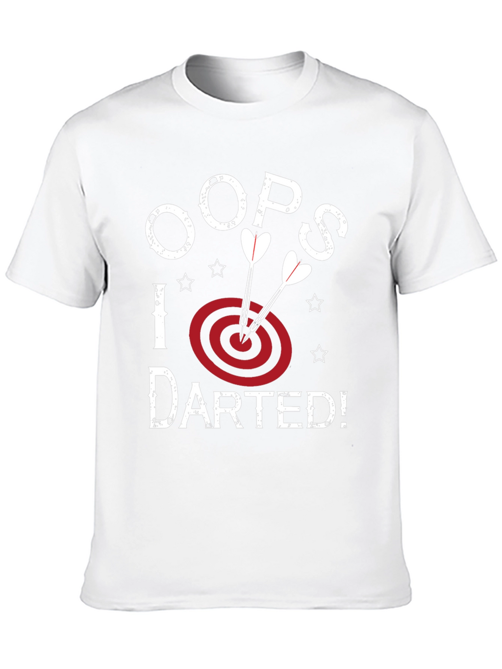 Oops! I Darted Black Graphic T-Shirt