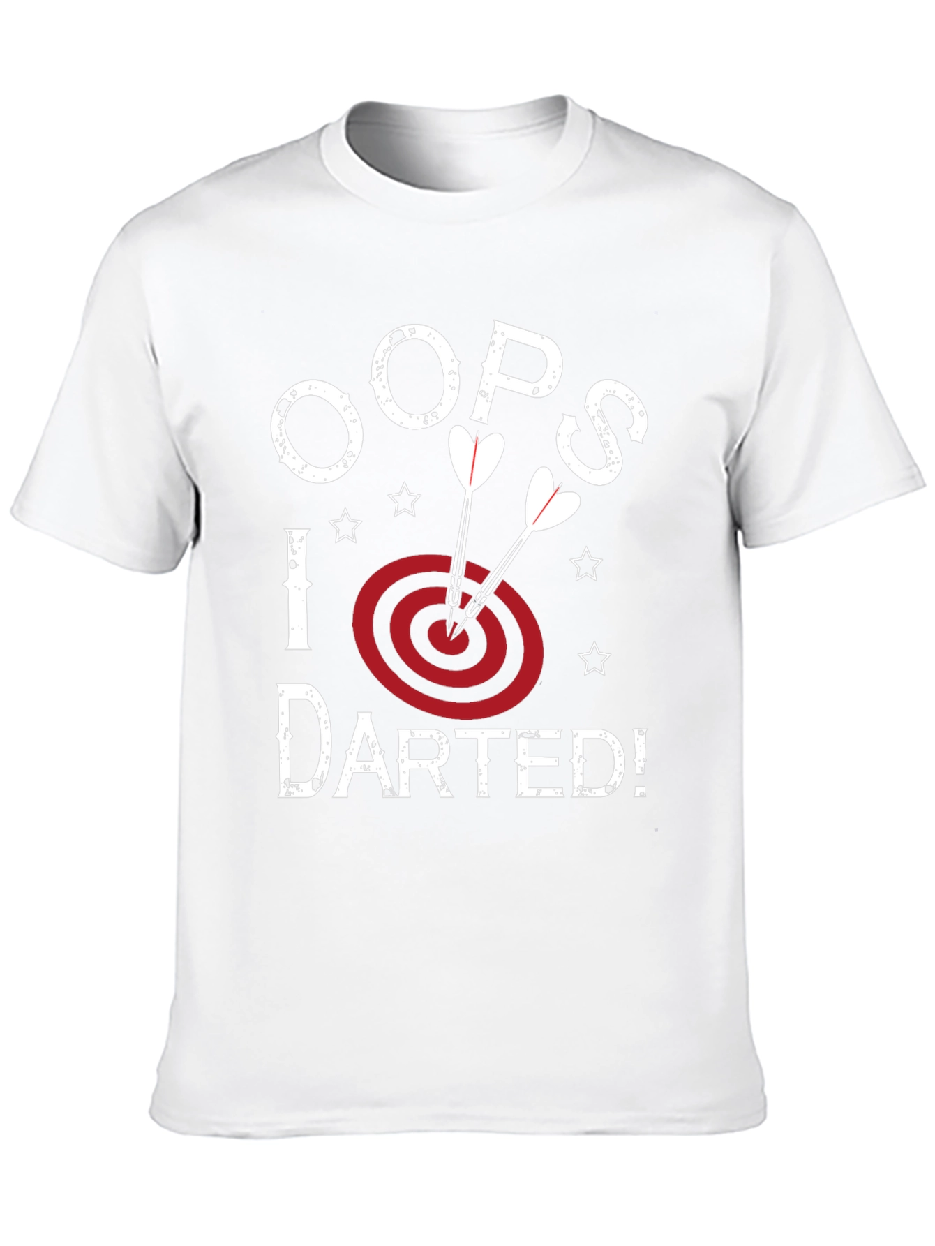 Oops! I Darted Black Graphic T-Shirt