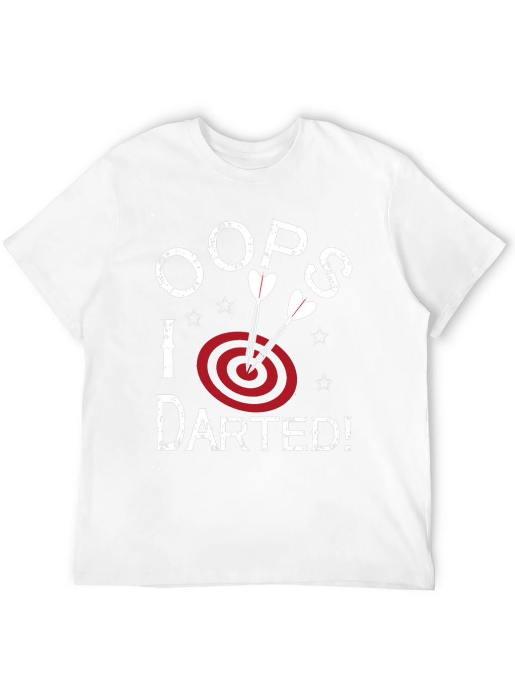 Oops! I Darted Black Graphic T-Shirt