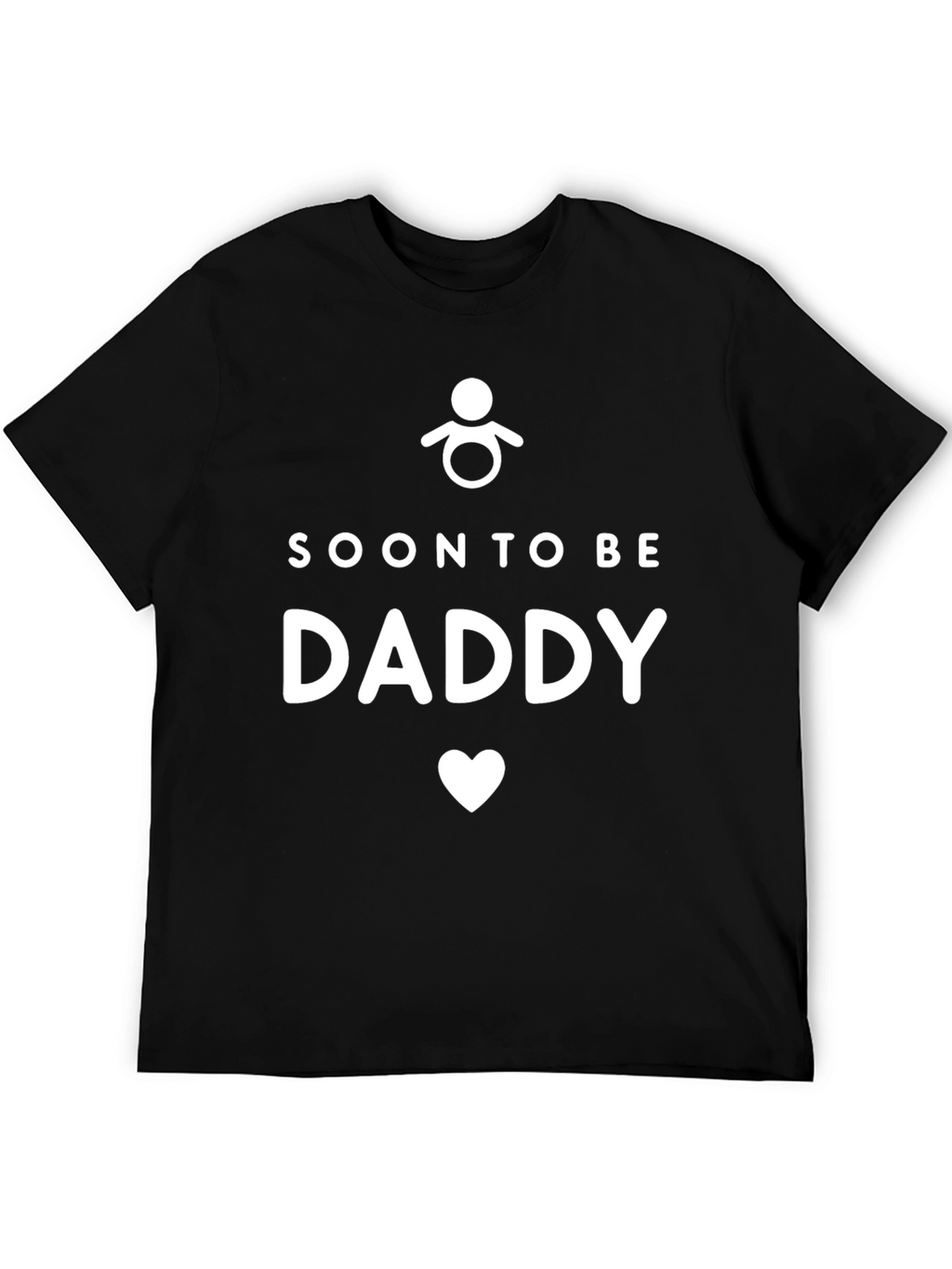 Soon To Be Daddy Graphic Tee - Black