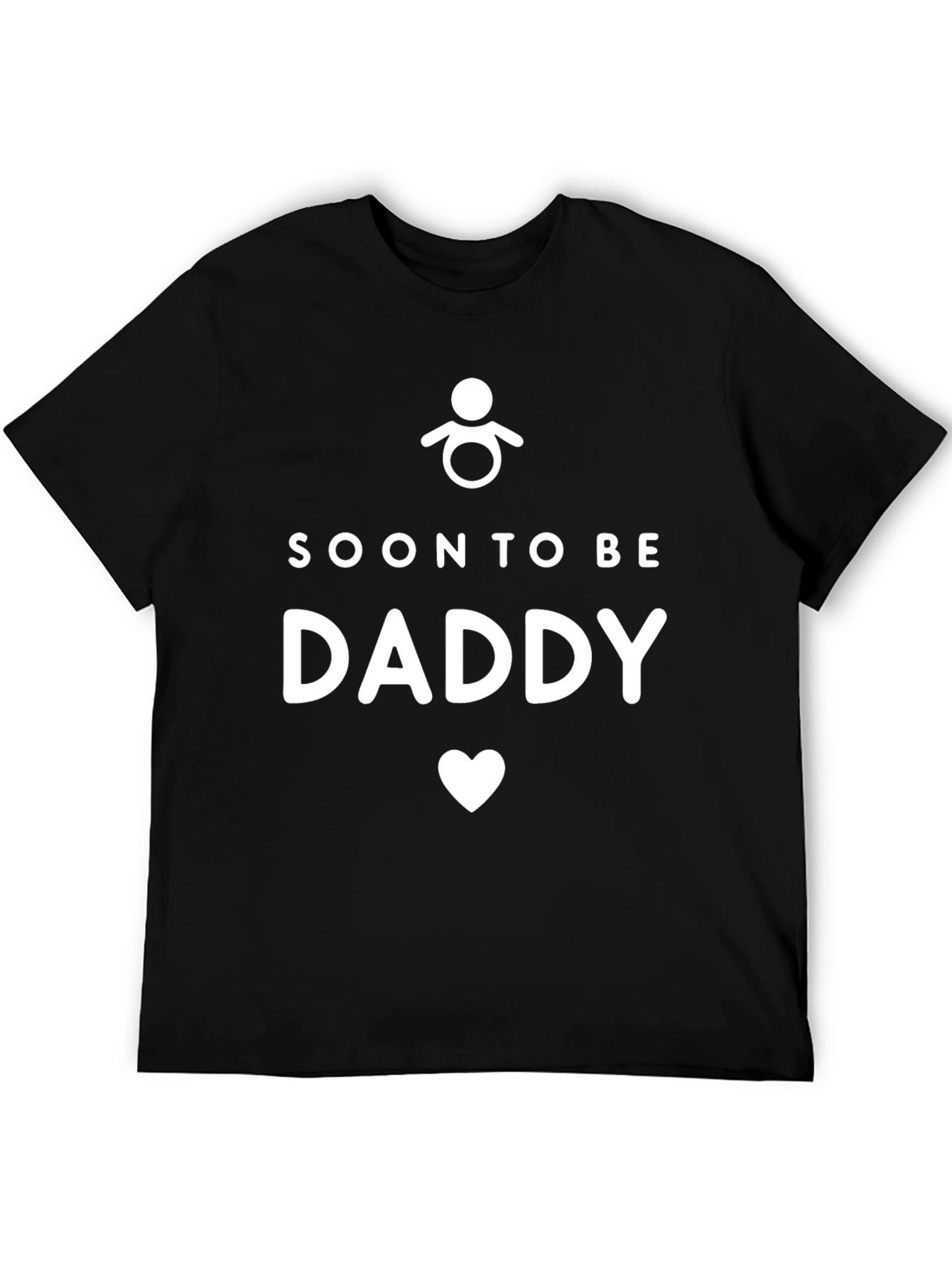 Soon To Be Daddy Graphic Tee - Black