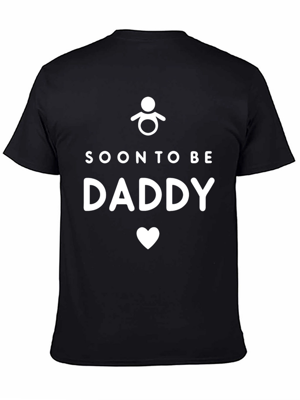 Soon To Be Daddy Graphic Tee - Black