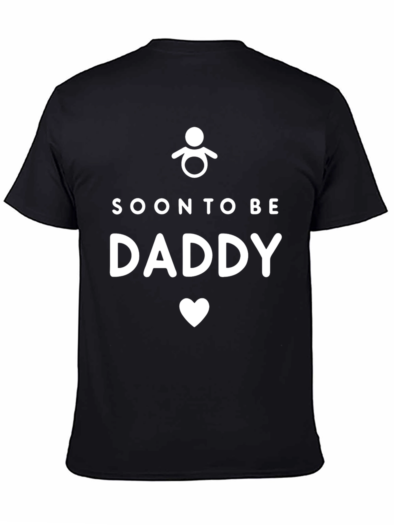 Soon To Be Daddy Graphic Tee - Black
