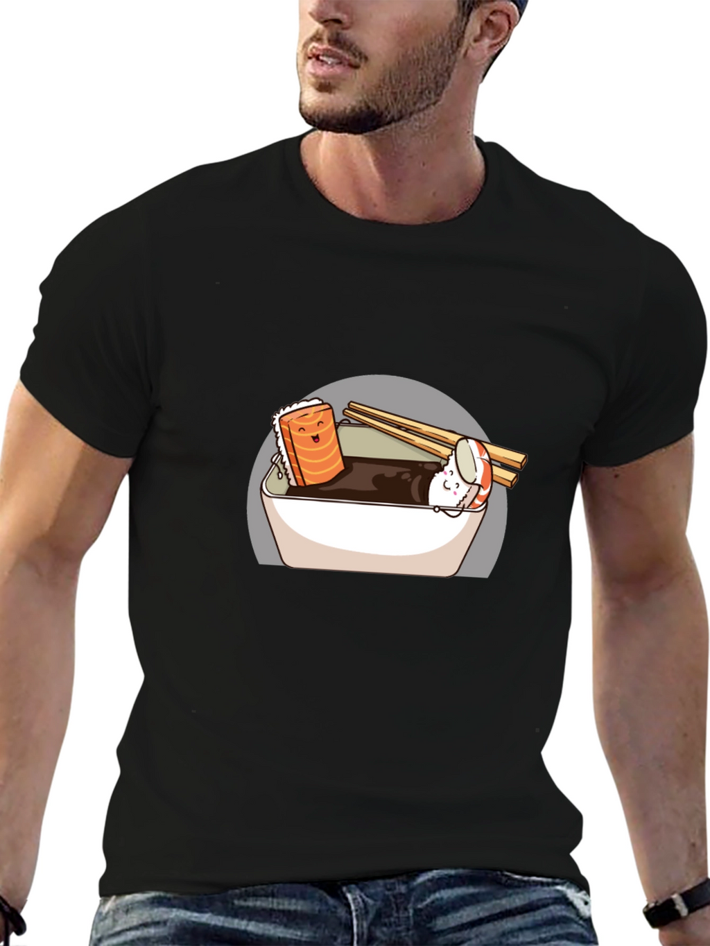 Sushi Lovers T-Shirt - Funny Food Graphic Tee