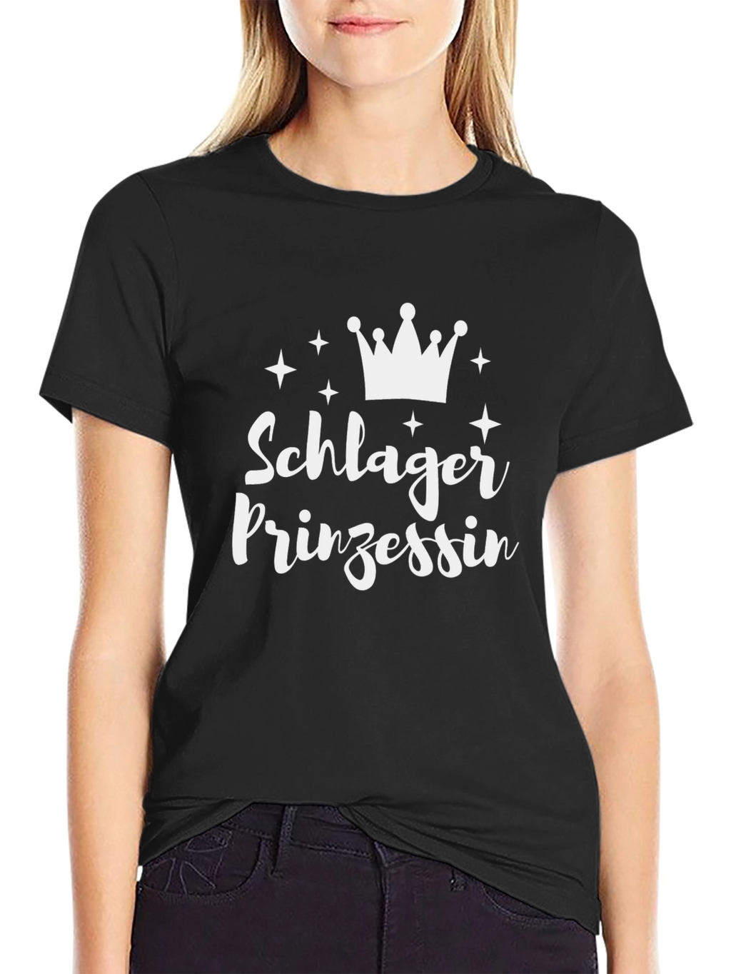 Schlager Prinzessin T-Shirt - Black